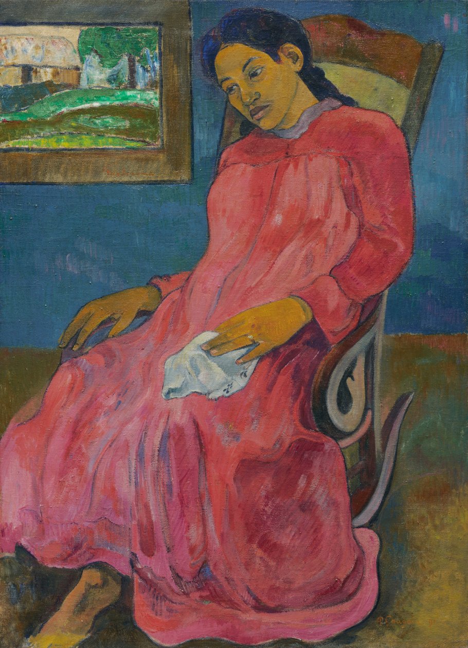Melancholic by Paul Gauguin