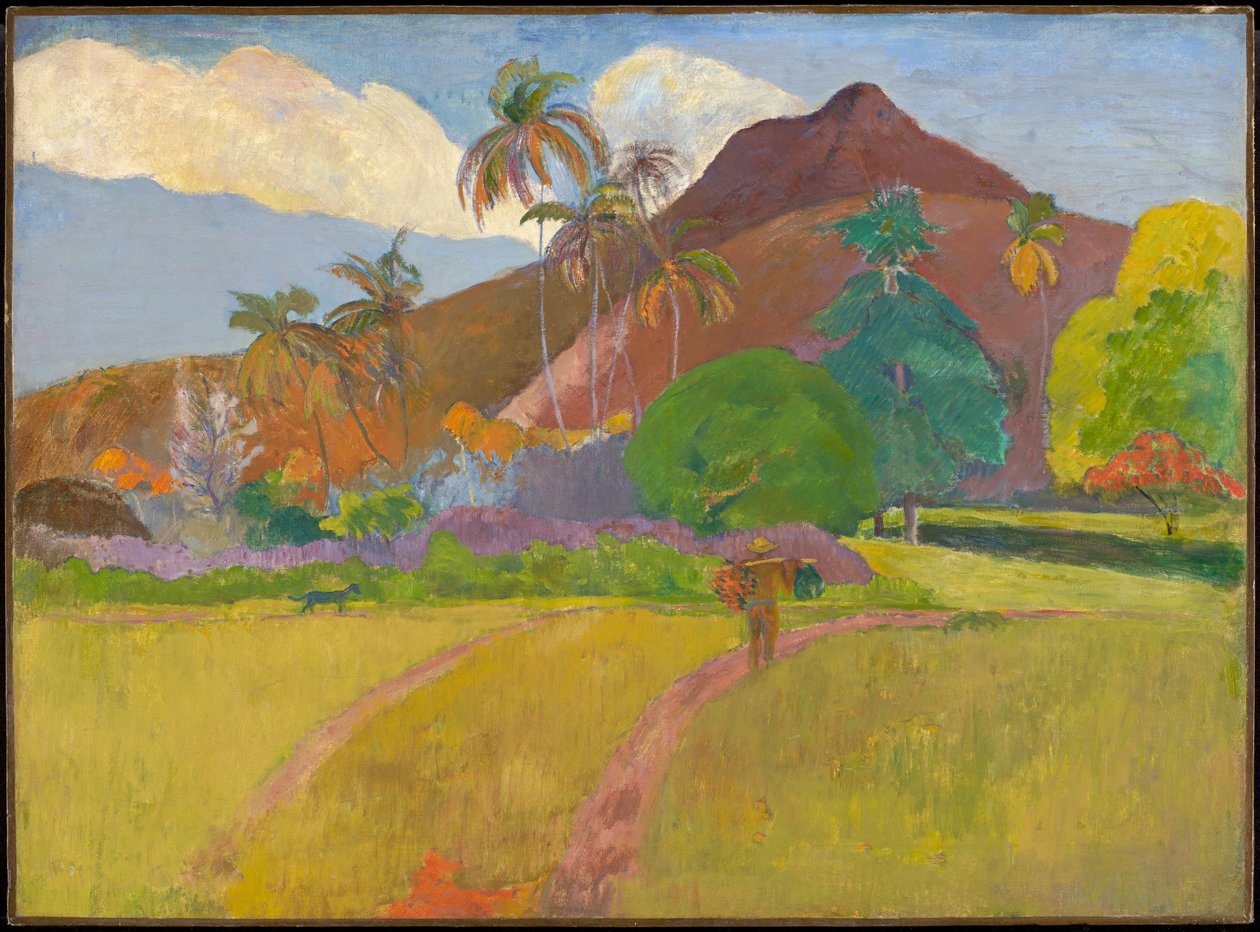 Tahitian Landscape by Paul Gauguin