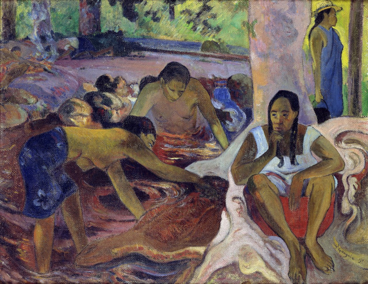 Tahitian Fisherwomen by Paul Gauguin