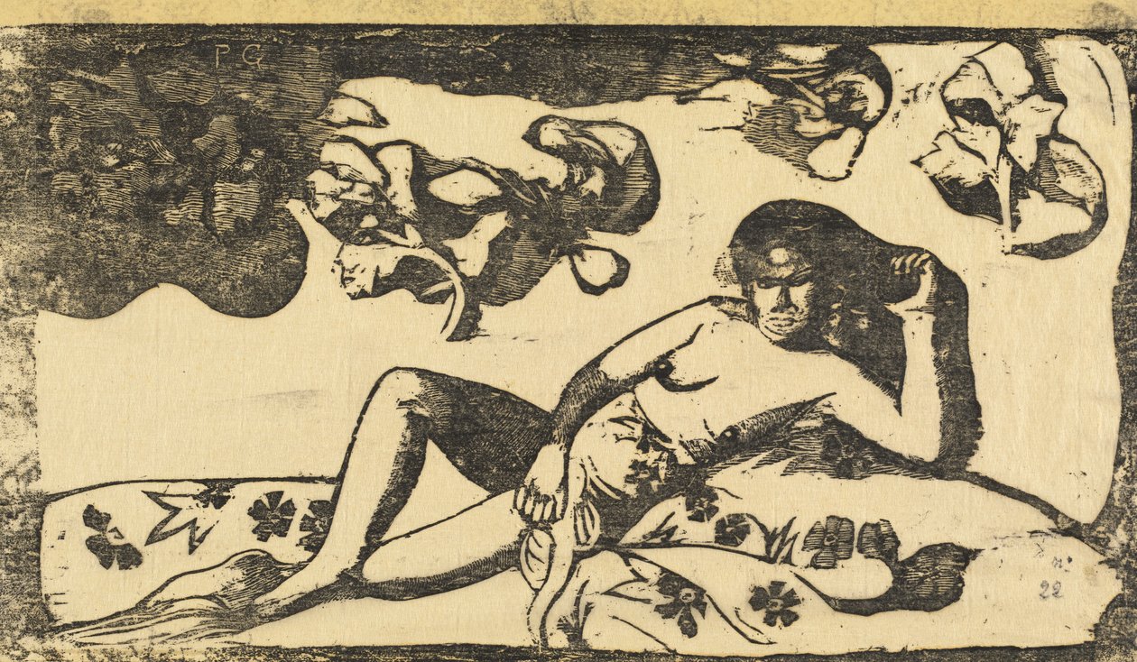 Te Arii Vahine Lady of Royal Blood by Paul Gauguin