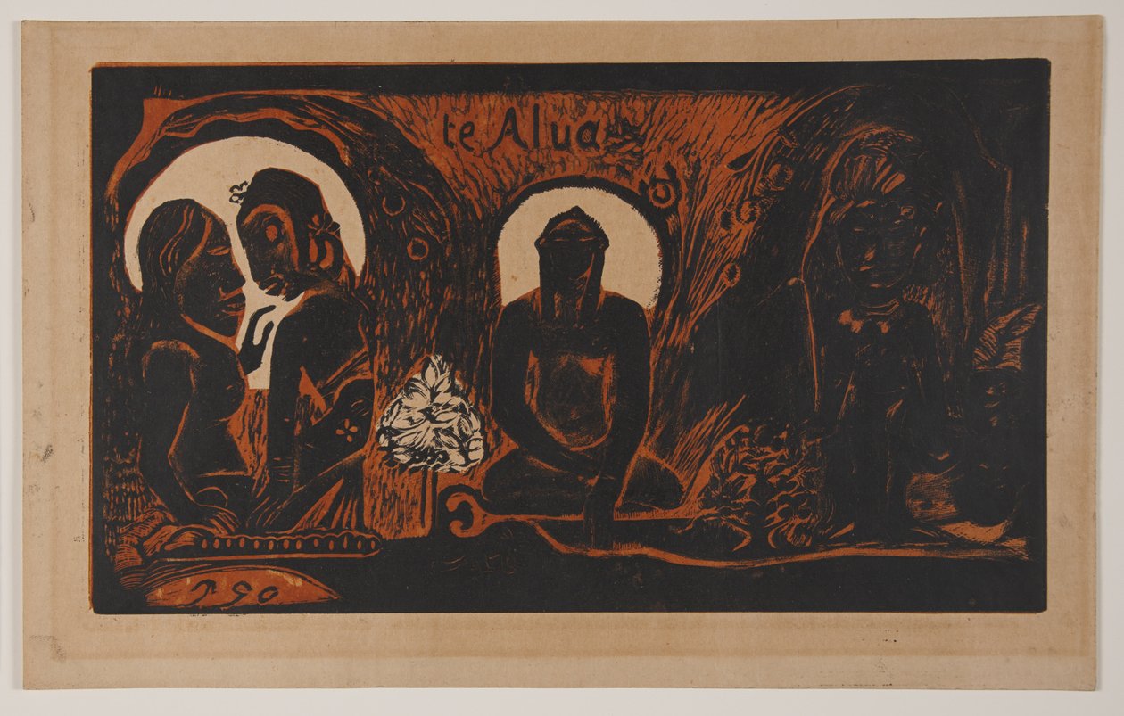 Te Atua (The Gods) by Paul Gauguin