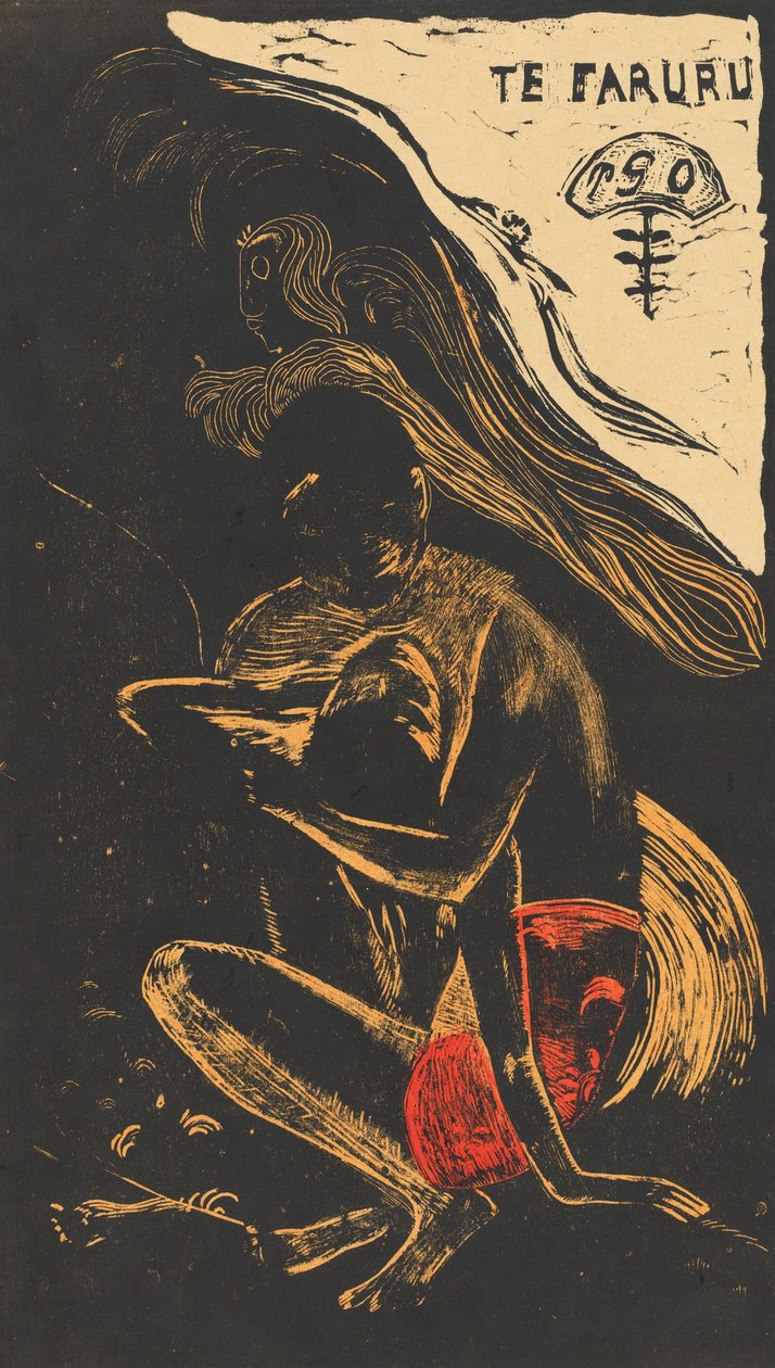 Te Faruru They are Making Love Here by Paul Gauguin