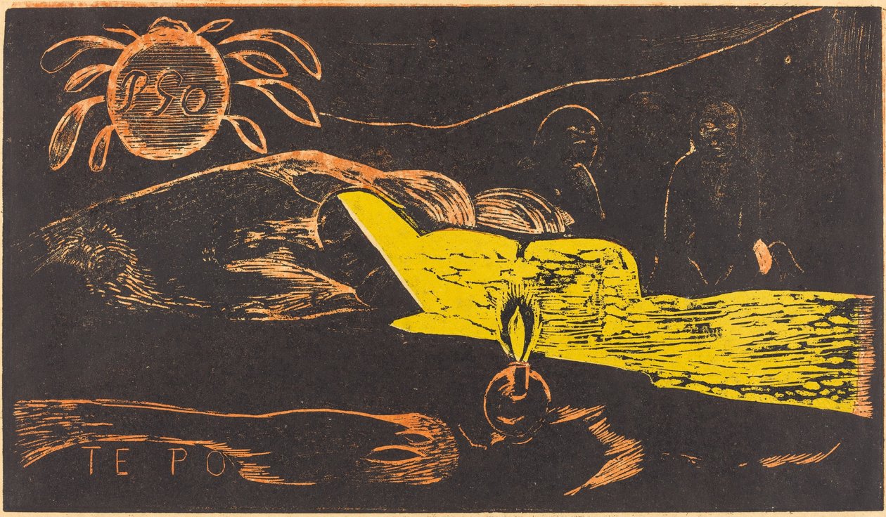 Te Po (The Long Night) by Paul Gauguin