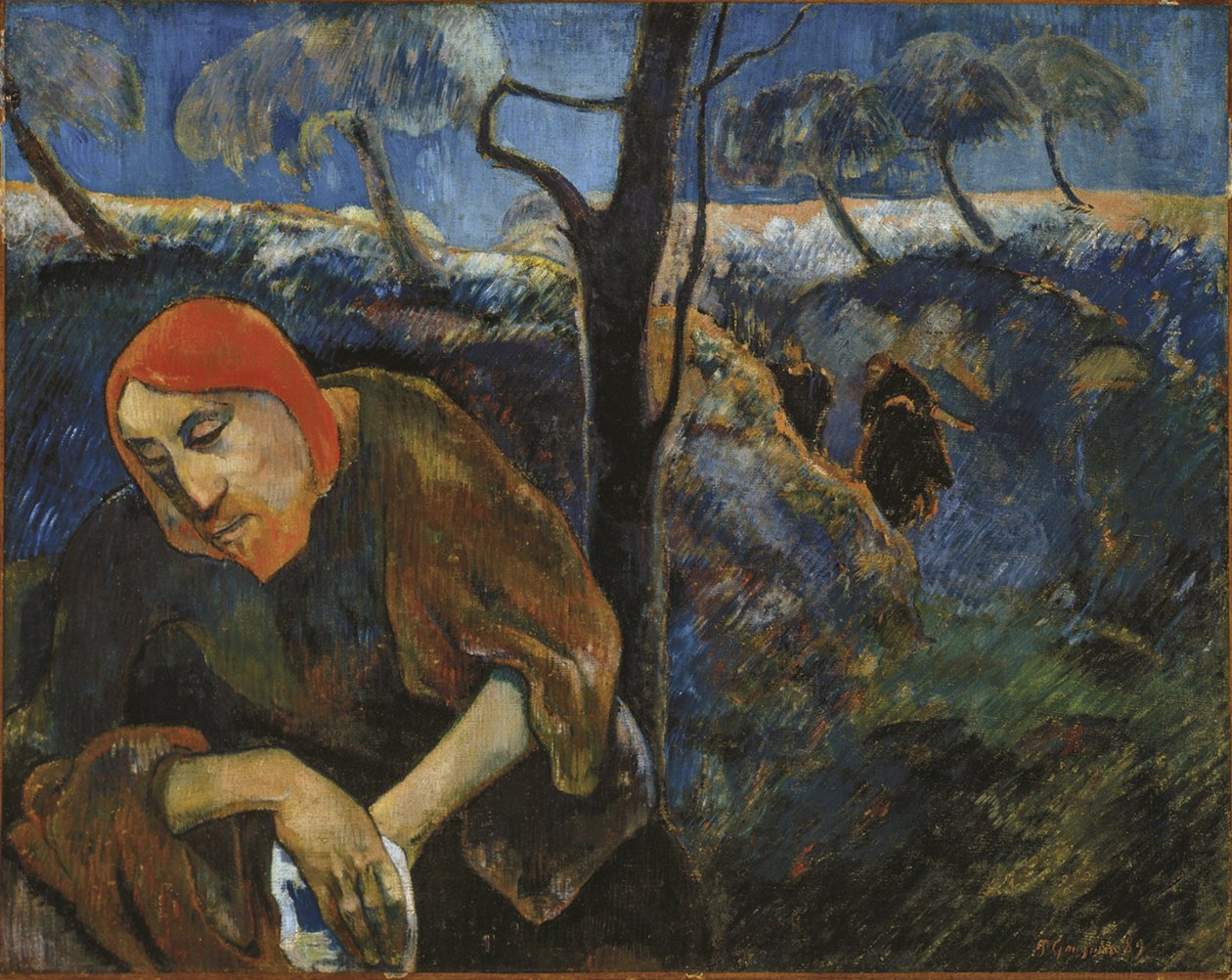 The Agony in the Garden (detail) by Paul Gauguin