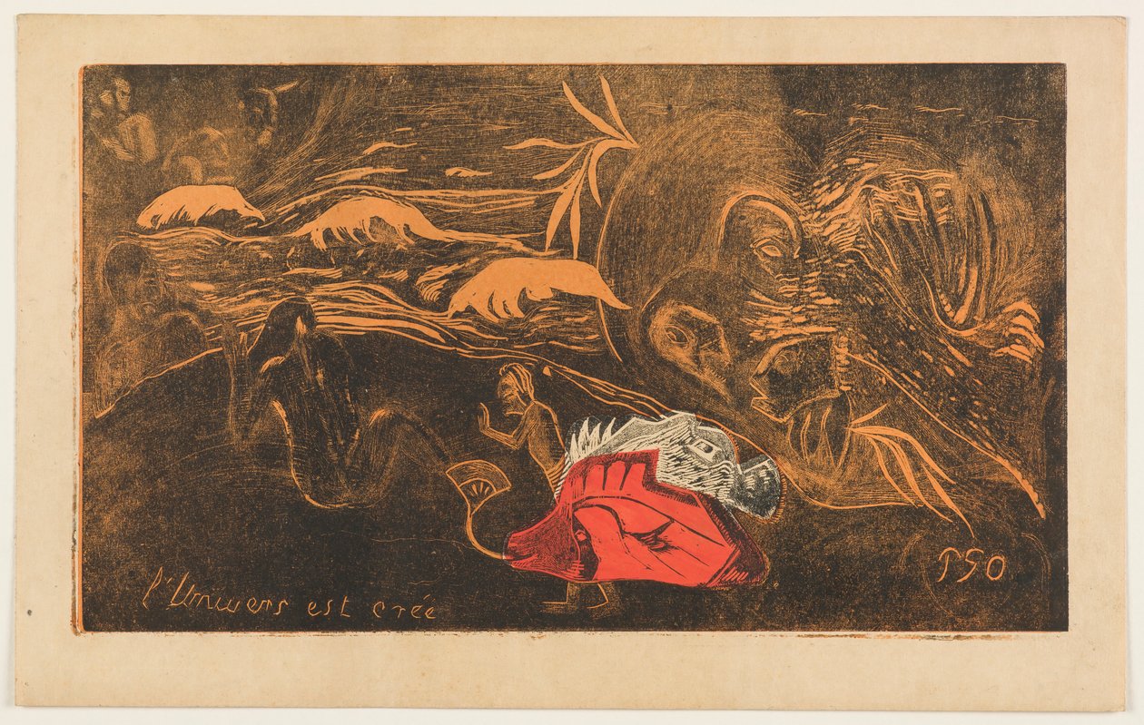 The Creation of the Universe, from the series “Noa Noa” by Paul Gauguin