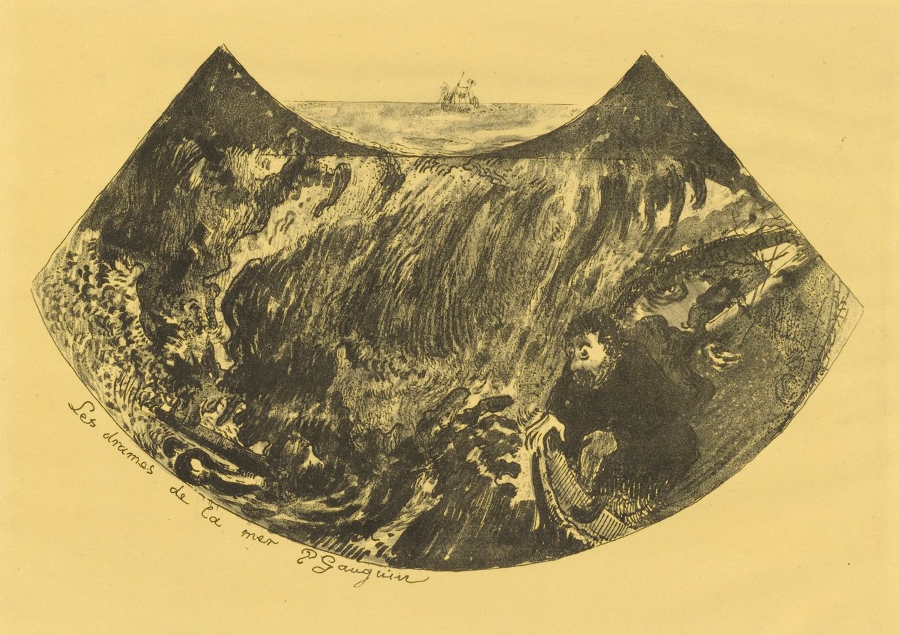 The Dramas of the Sea (A Descent into the Maelstrom) by Paul Gauguin