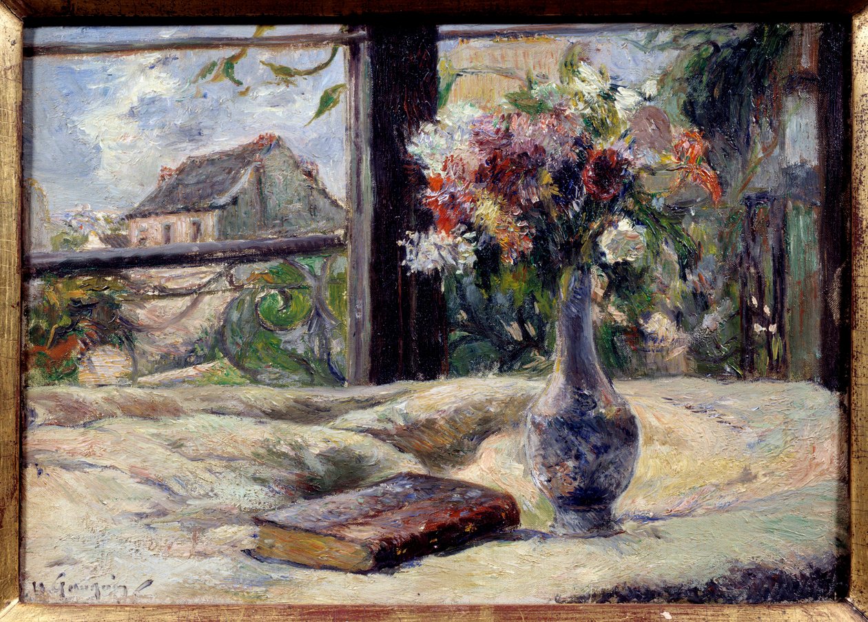 Vase of flowers by Paul Gauguin