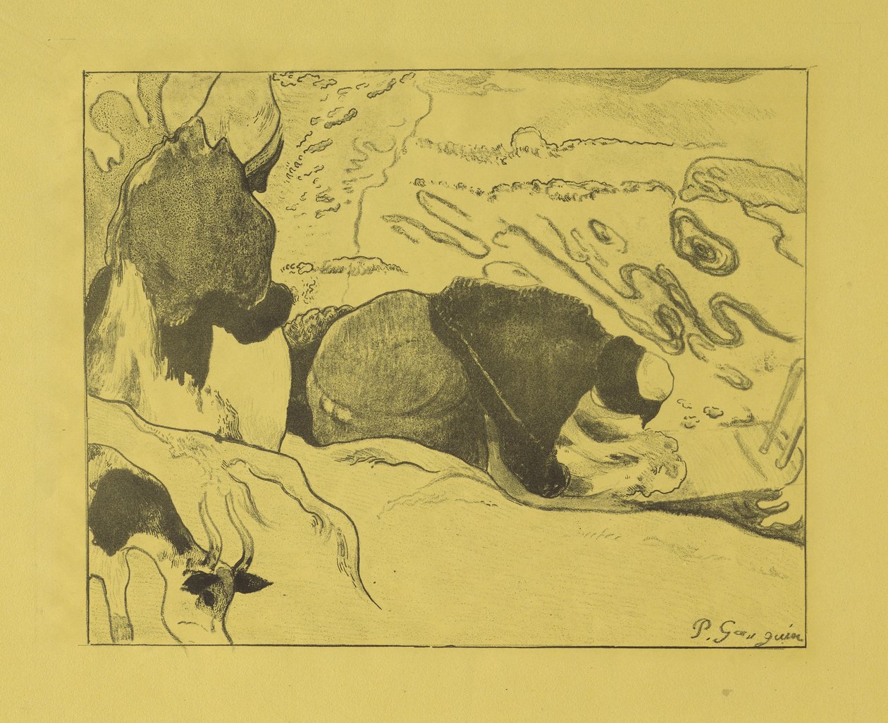 Washerwomen by Paul Gauguin