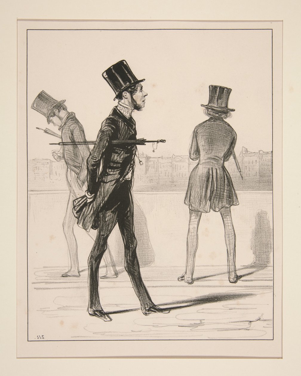 (To the First Gentleman) "Wait for Me Tonight..." by Paul Gavarni