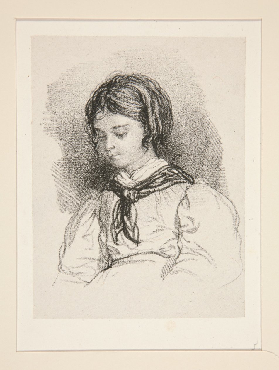 Bust of a Little Girl by Paul Gavarni