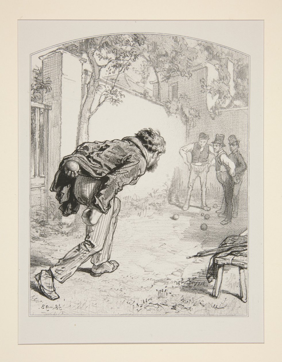 The Boules by Paul Gavarni