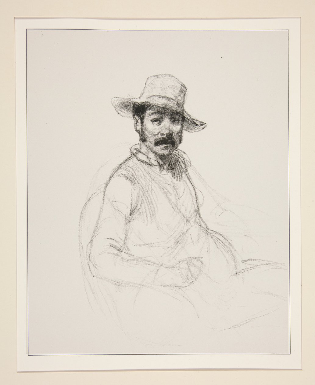 (The Soldier Farmer) by Paul Gavarni
