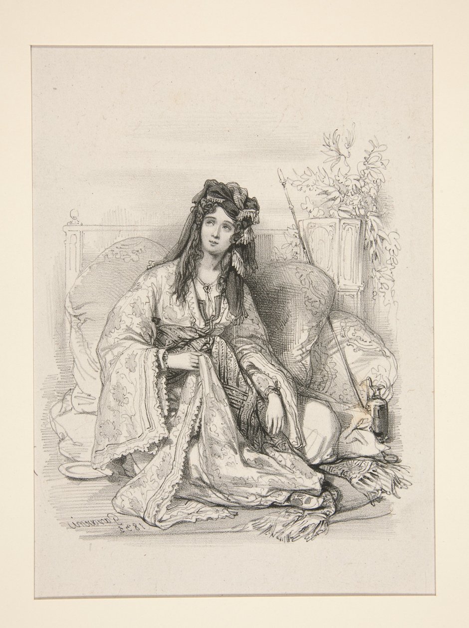 The Odalisque by Paul Gavarni