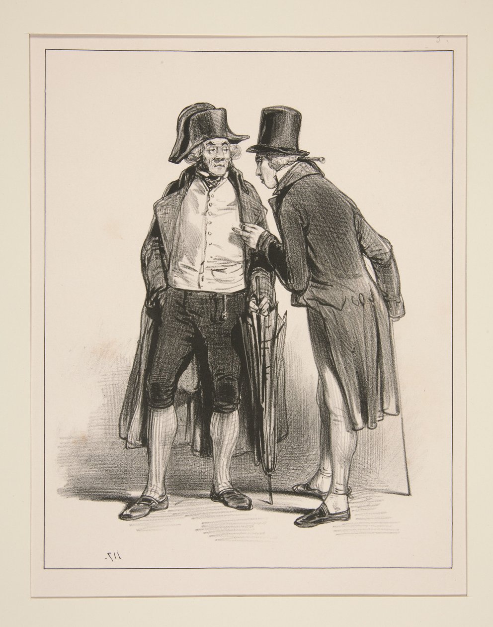 1806. Bourgeois of Paris. by Paul Gavarni