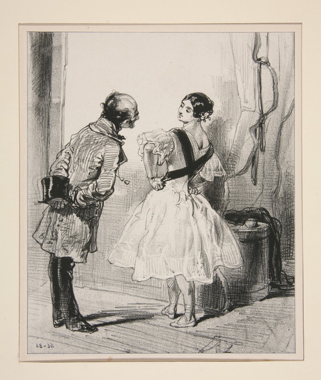 Ah! Miss, You Have Executed a Pirouette... by Paul Gavarni