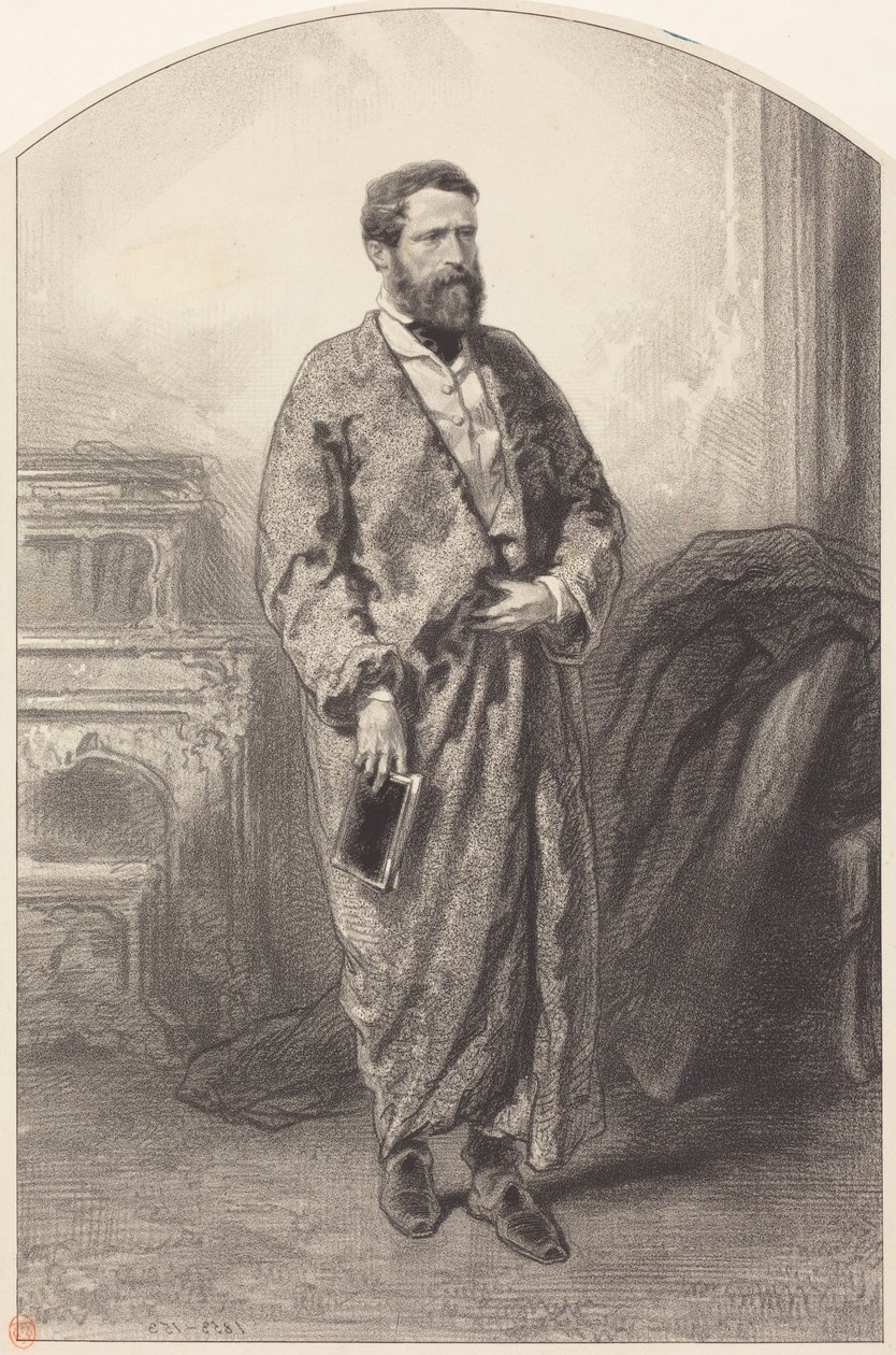 Alexander Gabriel Descamps by Paul Gavarni
