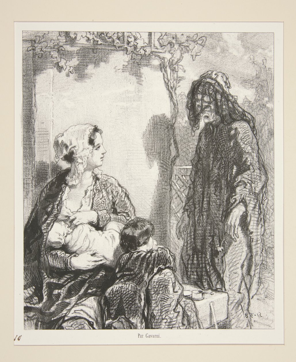 In the Name of These Loves, Which Will Console Your Old Age, Madam, Have Pity on Me! by Paul Gavarni