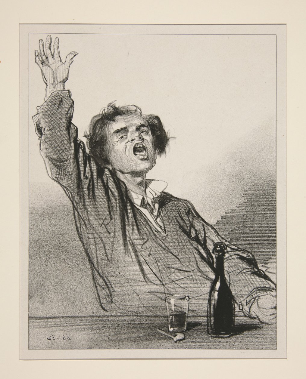 Drinking Song by Paul Gavarni