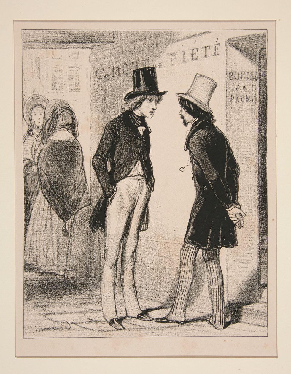 How Much? - Guess...Thirty Francs?... by Paul Gavarni