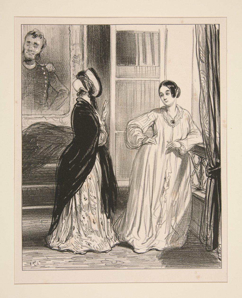 What, My Dear, I Have Just Met Your Husband with Monsieur Edouard!... by Paul Gavarni