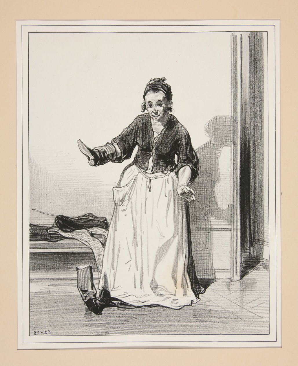 For five months that I have been with mademoiselle, I have made many pairs of boots... by Paul Gavarni
