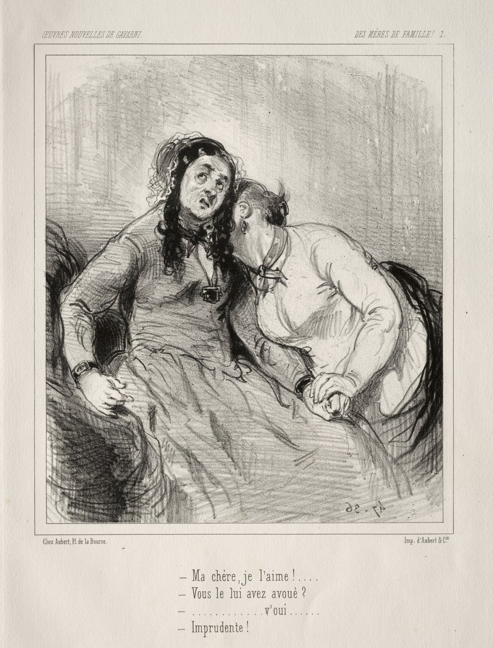 Des Mères de Famille! by Paul Gavarni