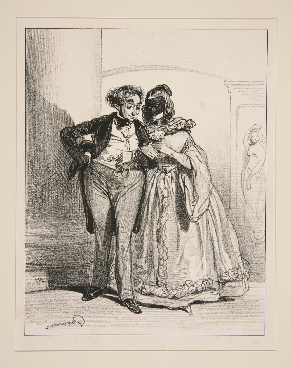 Well! It is said that a certain Colonel is getting married... by Paul Gavarni