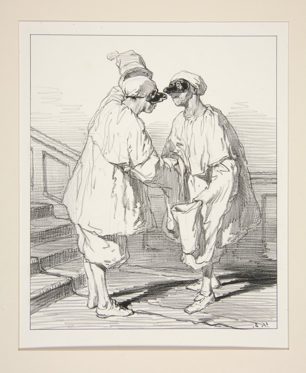 ...And Madame? - Thank you... and yours? by Paul Gavarni