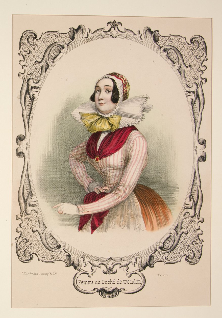 Woman from the Duchy of Wenden by Paul Gavarni