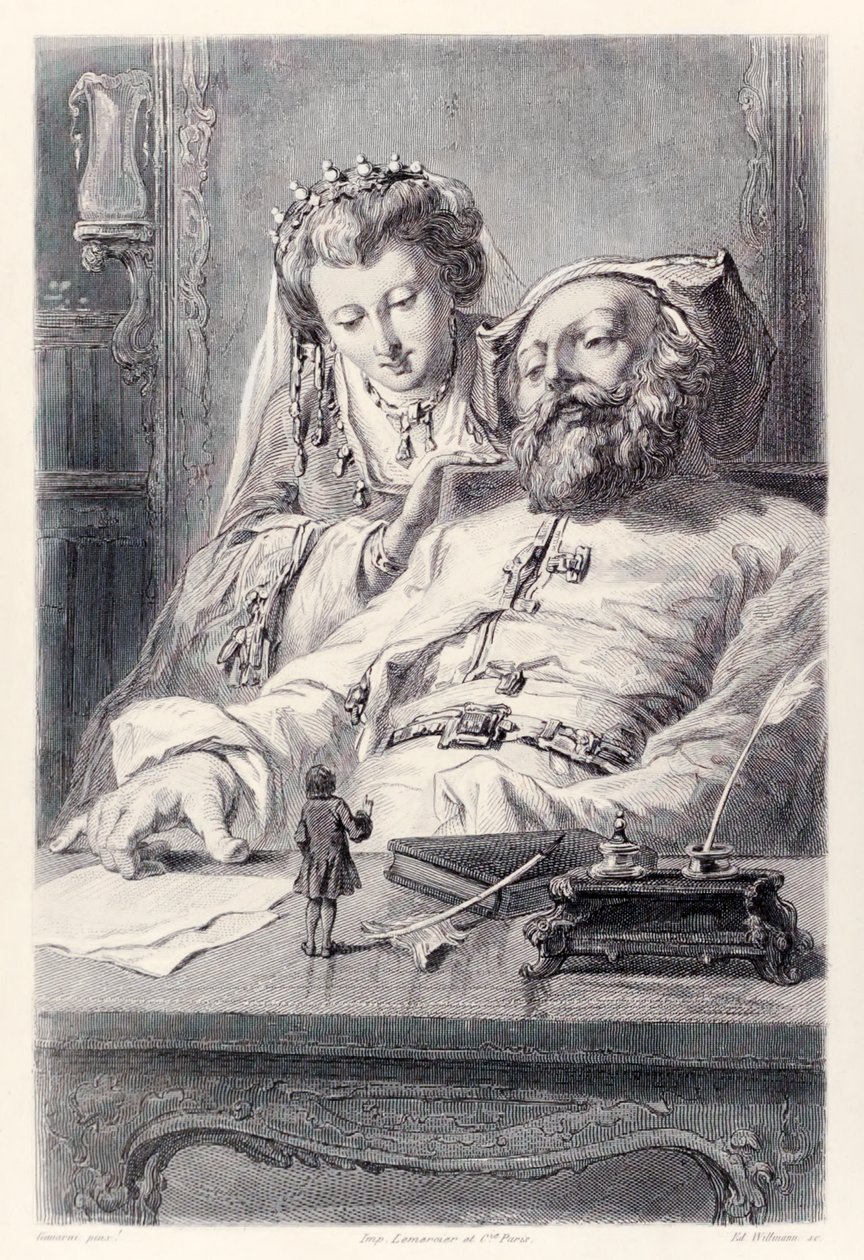 Frontispiece from French Edition of Gulliver