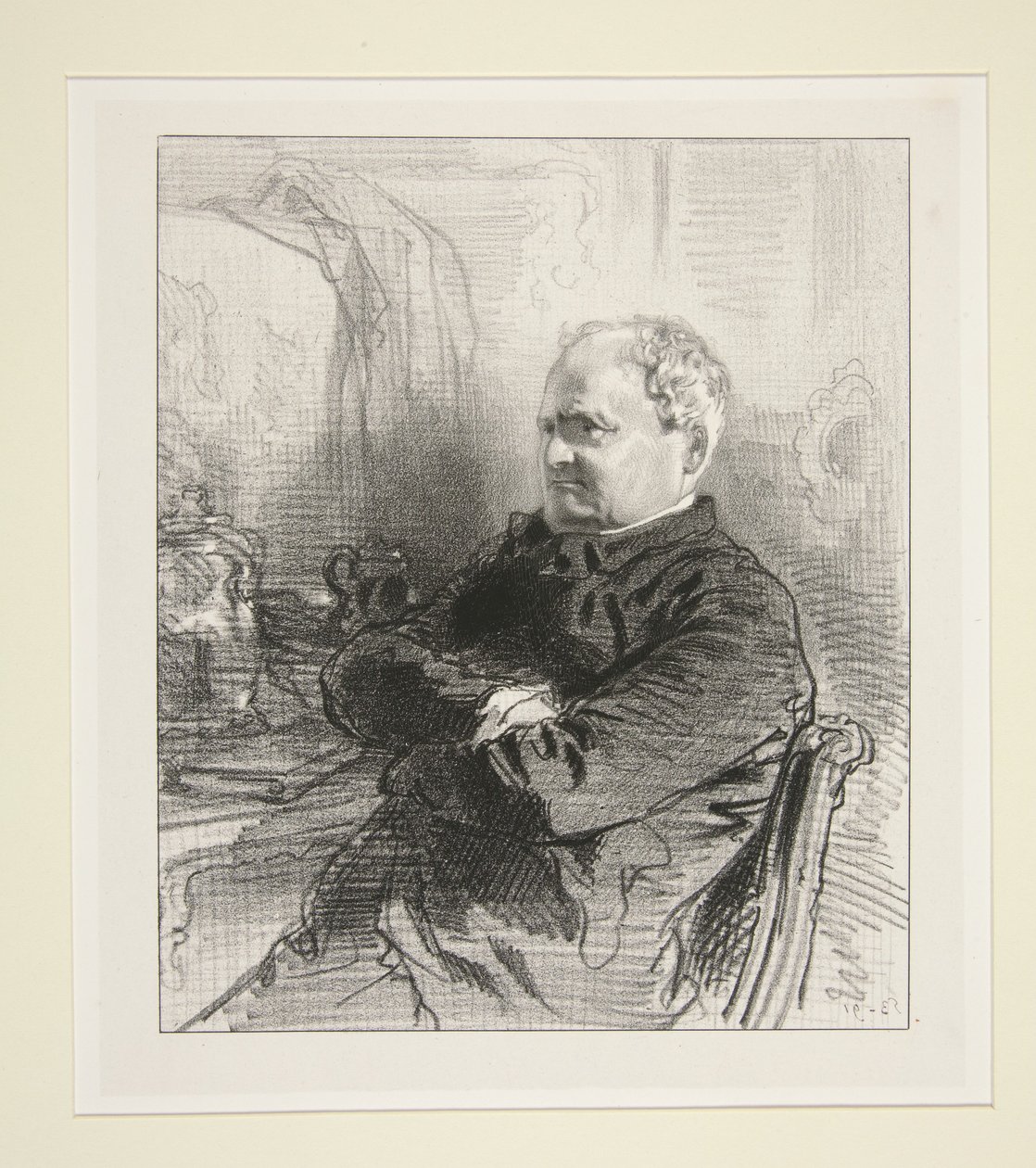 Henri Monnier by Paul Gavarni