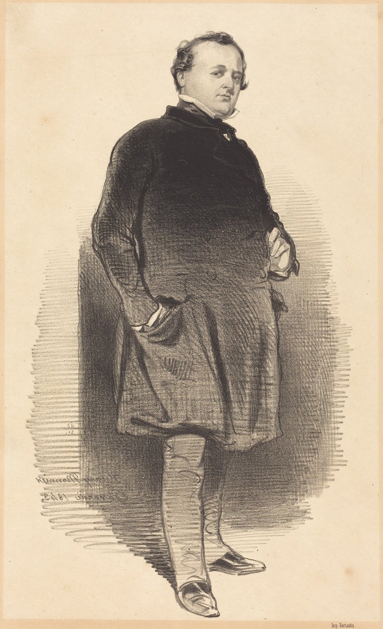 Henry Monnier by Paul Gavarni