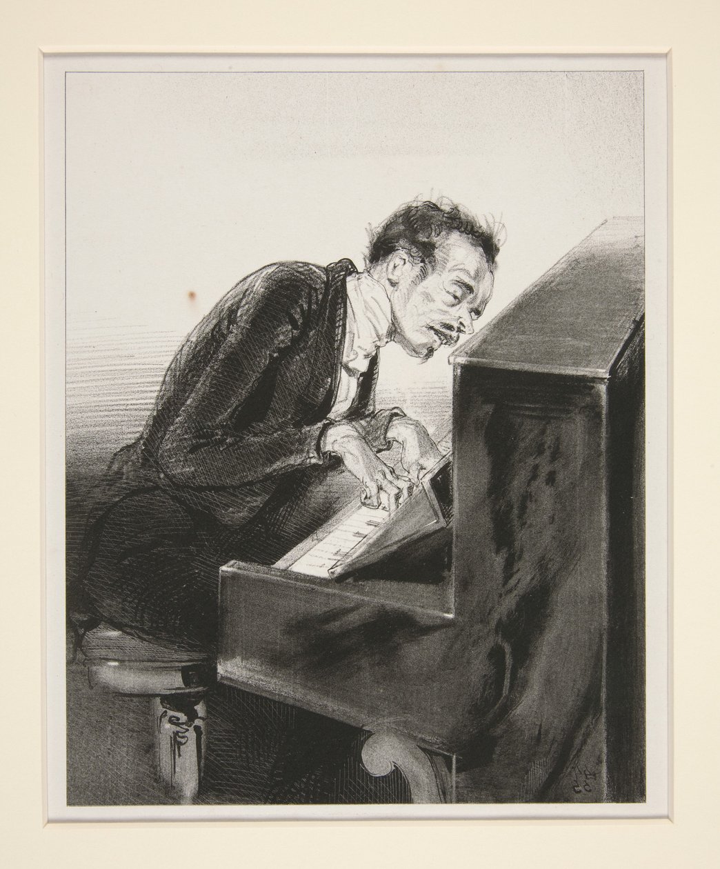 Melancholic Improvisations by Paul Gavarni