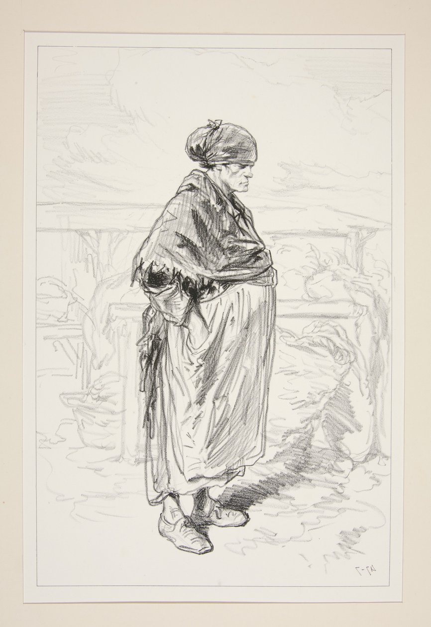THE FISHMONGER not coquettish. by Paul Gavarni