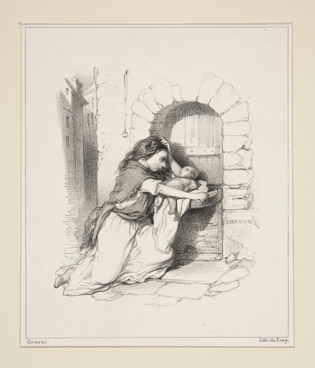 The Abandoned Child by Paul Gavarni