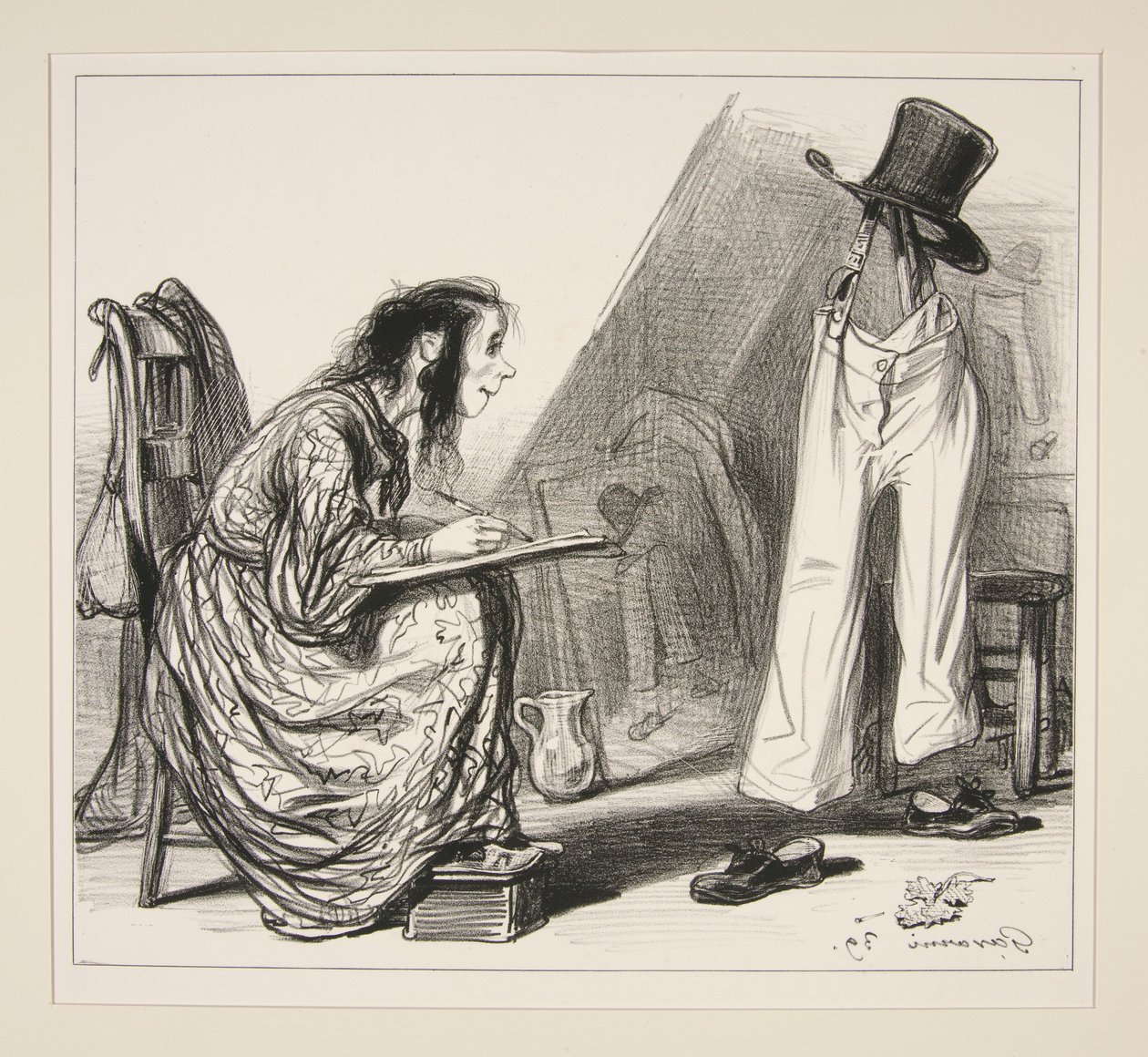 The Painting by Paul Gavarni