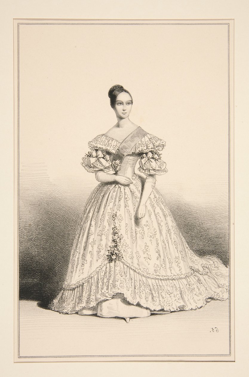 Princess Helene, Duchess of Orleans by Paul Gavarni