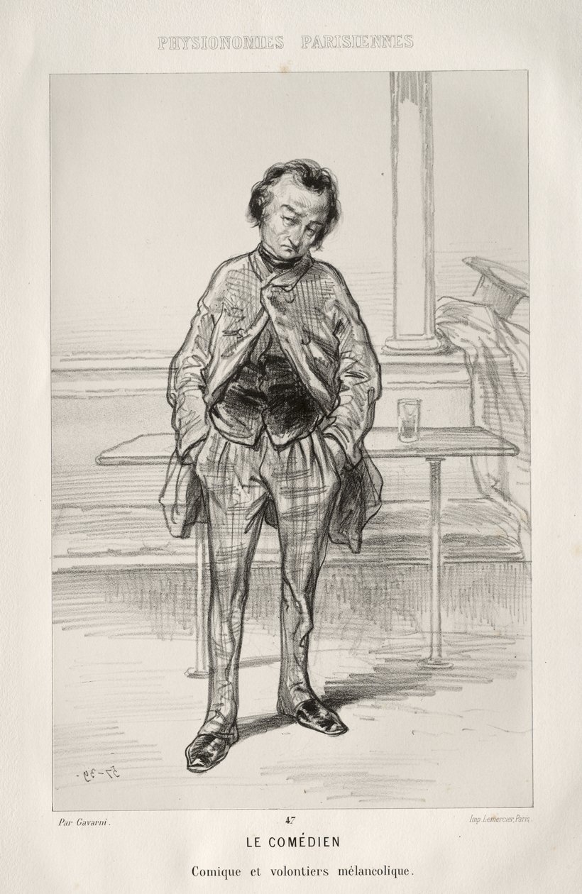The Comedian by Paul Gavarni