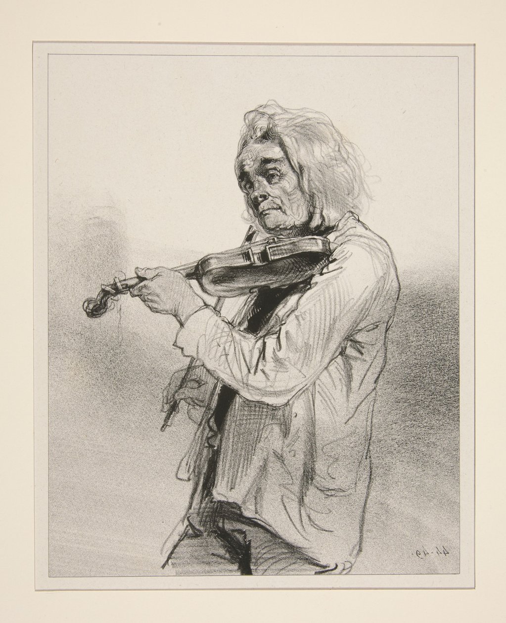 The Minstrel by Paul Gavarni