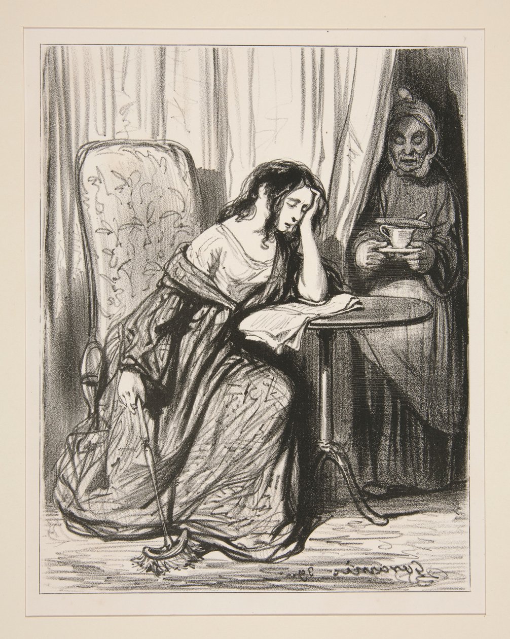 The Role by Paul Gavarni
