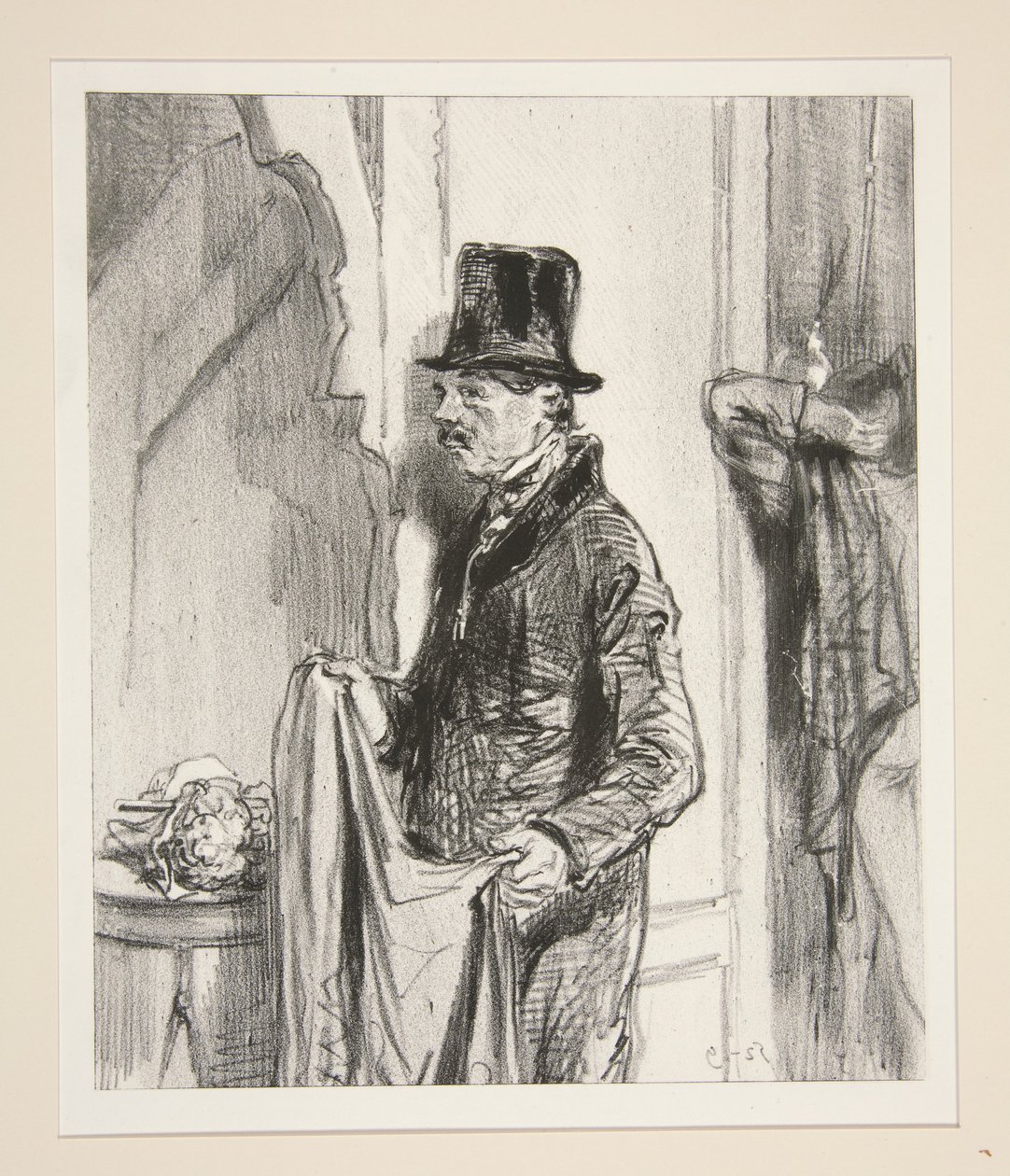 The Husband of Miss Cigale by Paul Gavarni