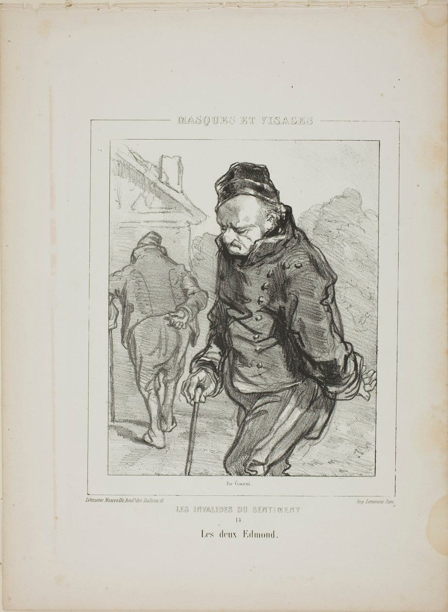 The Invalids of Sentiment: The Two Edmonds by Paul Gavarni