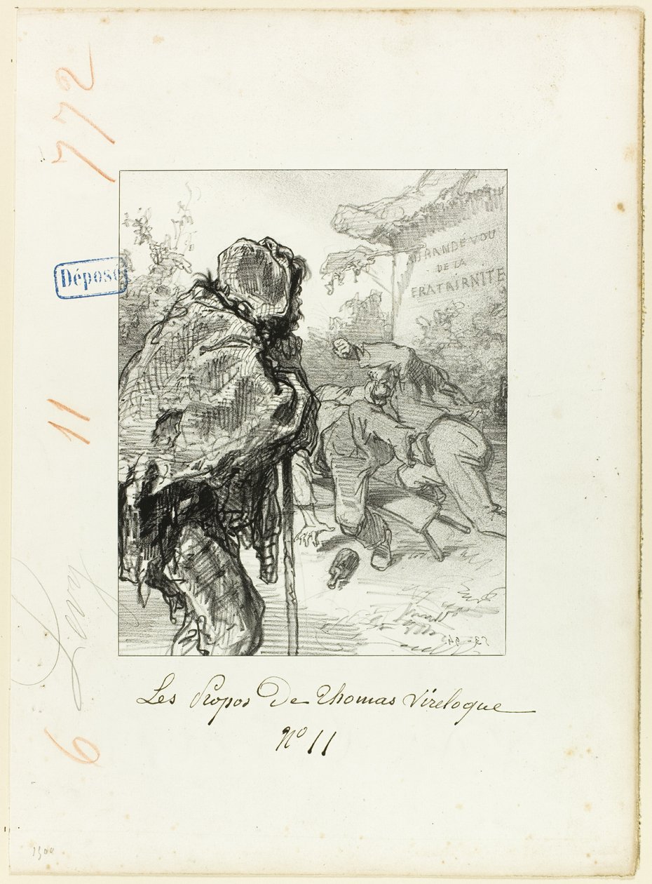 Les Propos de Thomas Vireloque: Bretheren May Be, But Not Cousins by Paul Gavarni