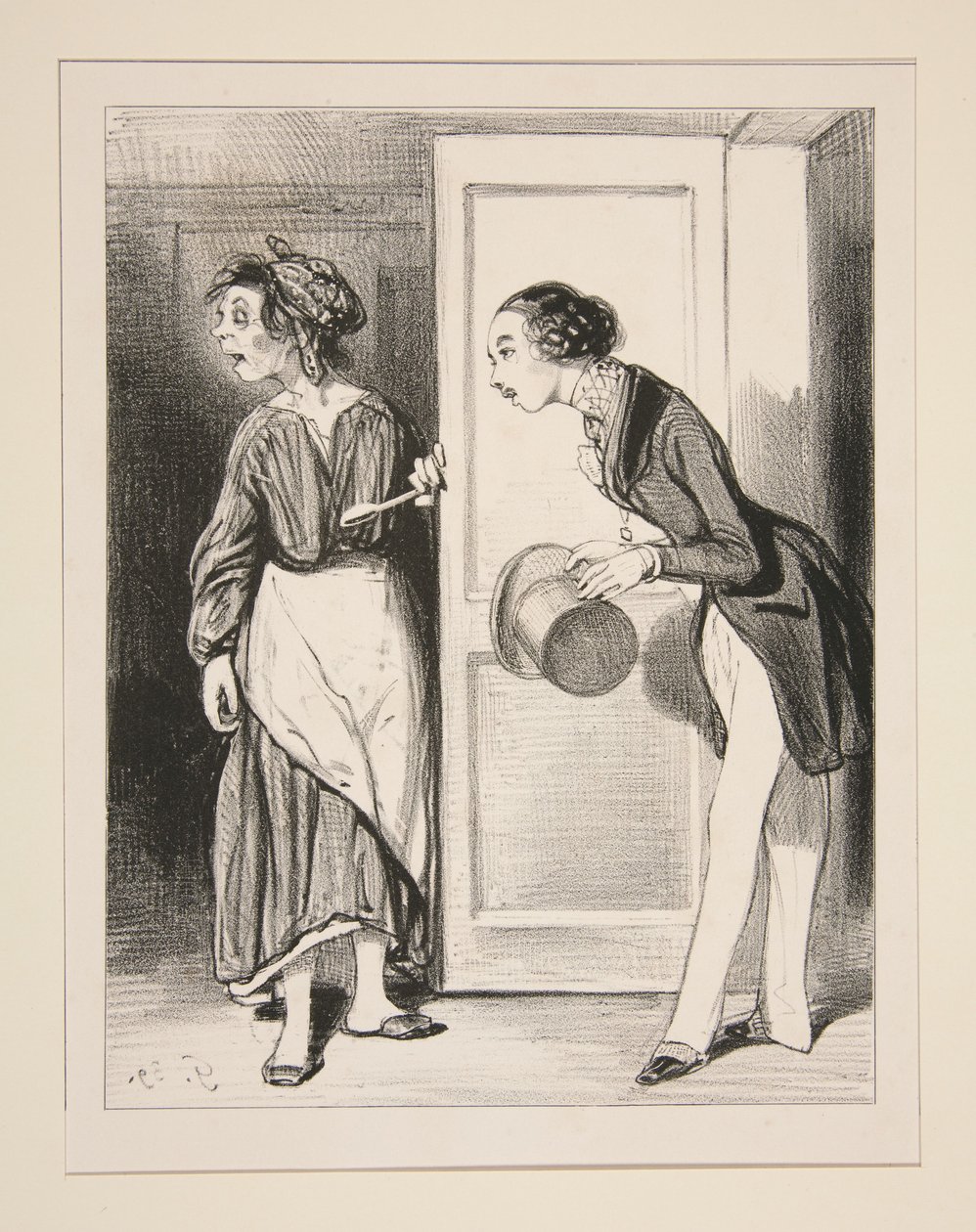 Madame de Saint-Aiglemont, Madam, please?... by Paul Gavarni