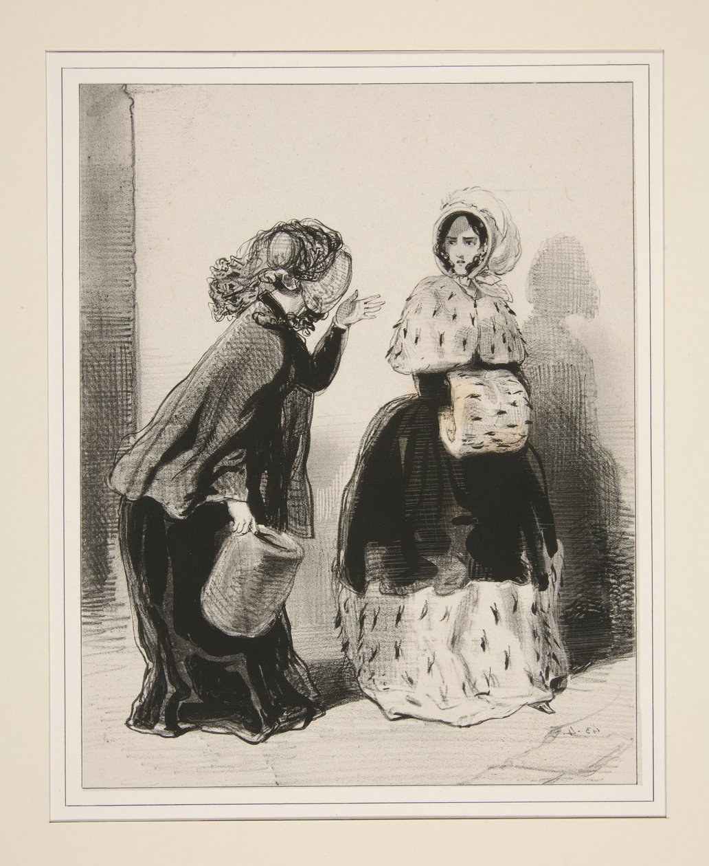 Madame the Baroness, these machines would not arrive if your husband... by Paul Gavarni