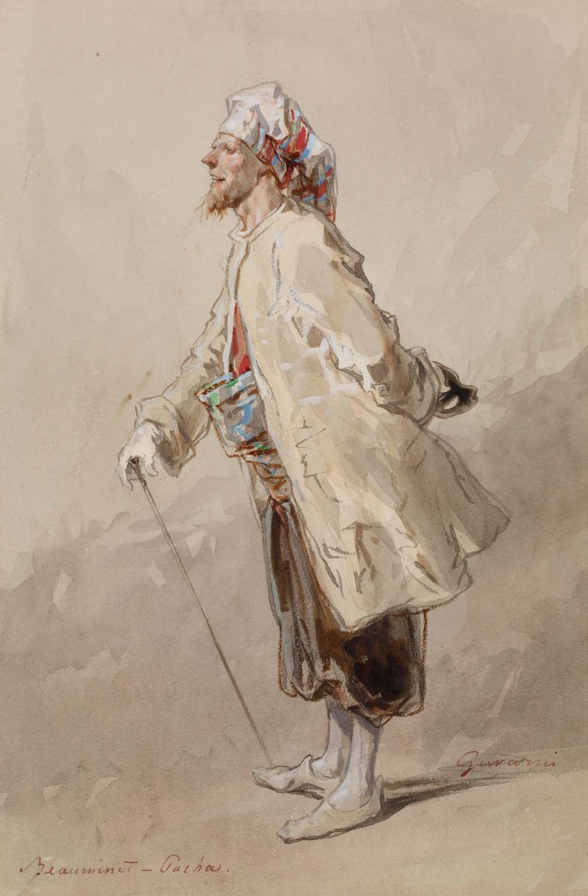 Man in Turkish Dress by Paul Gavarni