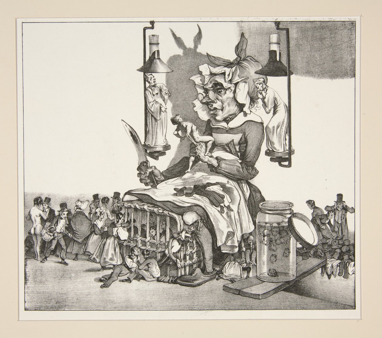 Miss Monarchy, Félicité, Désirée by Paul Gavarni