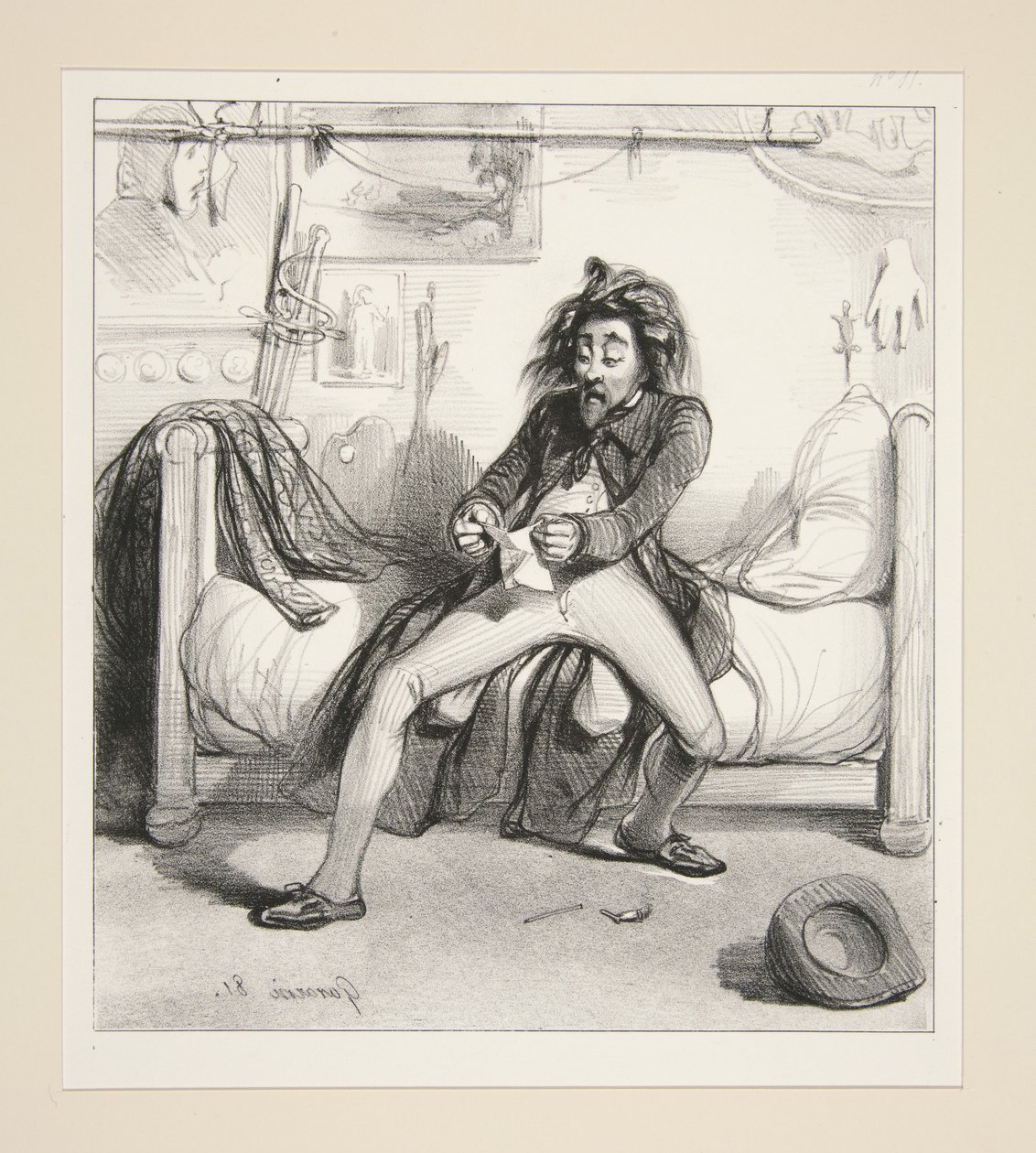 Sir, although I am inexperienced, I am not accustomed to playing the fool; I find that the rendezvous... by Paul Gavarni
