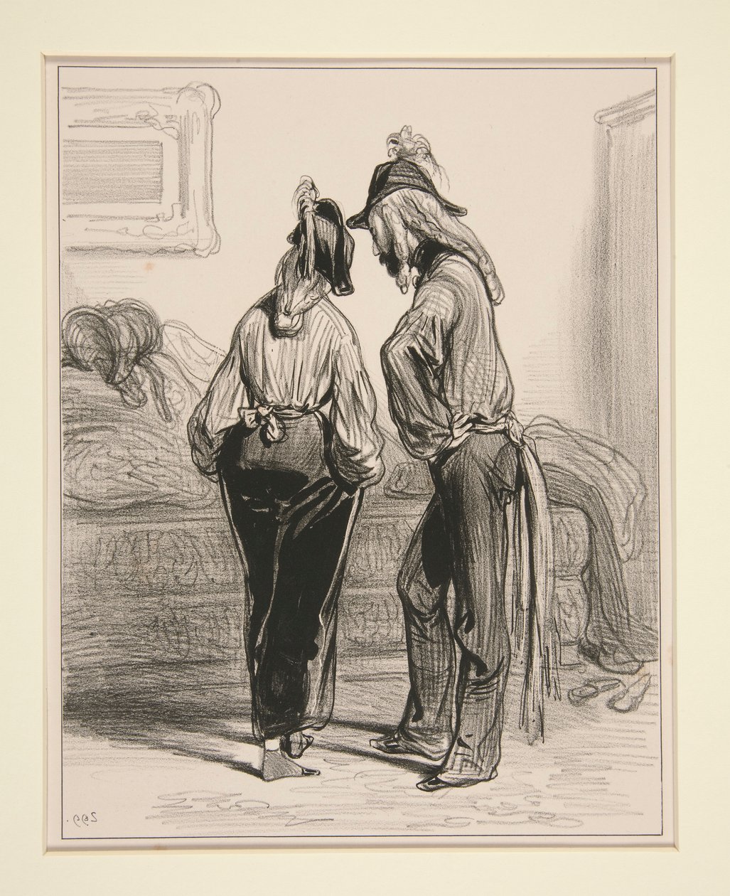 No. 34 - And if Cornelie Did Not Find a Carriage? by Paul Gavarni