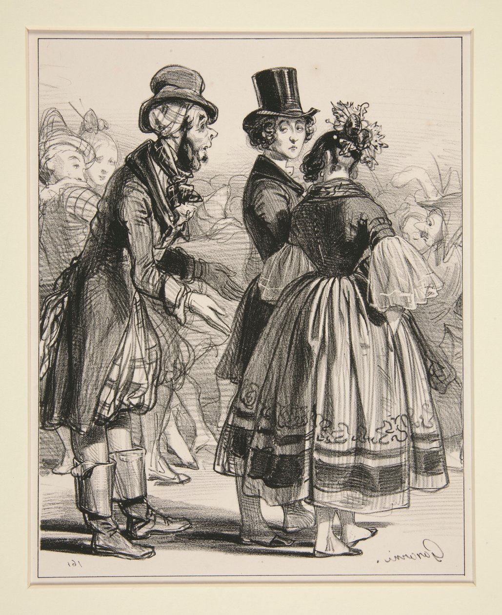 No. 6 - The Carnival - Lend a Little to the Thief by Paul Gavarni